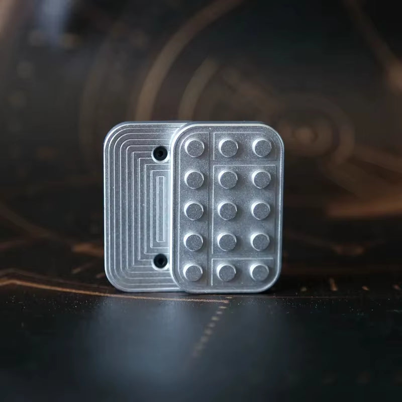Metal EDC Fidget Slider Magnetic Brick Block