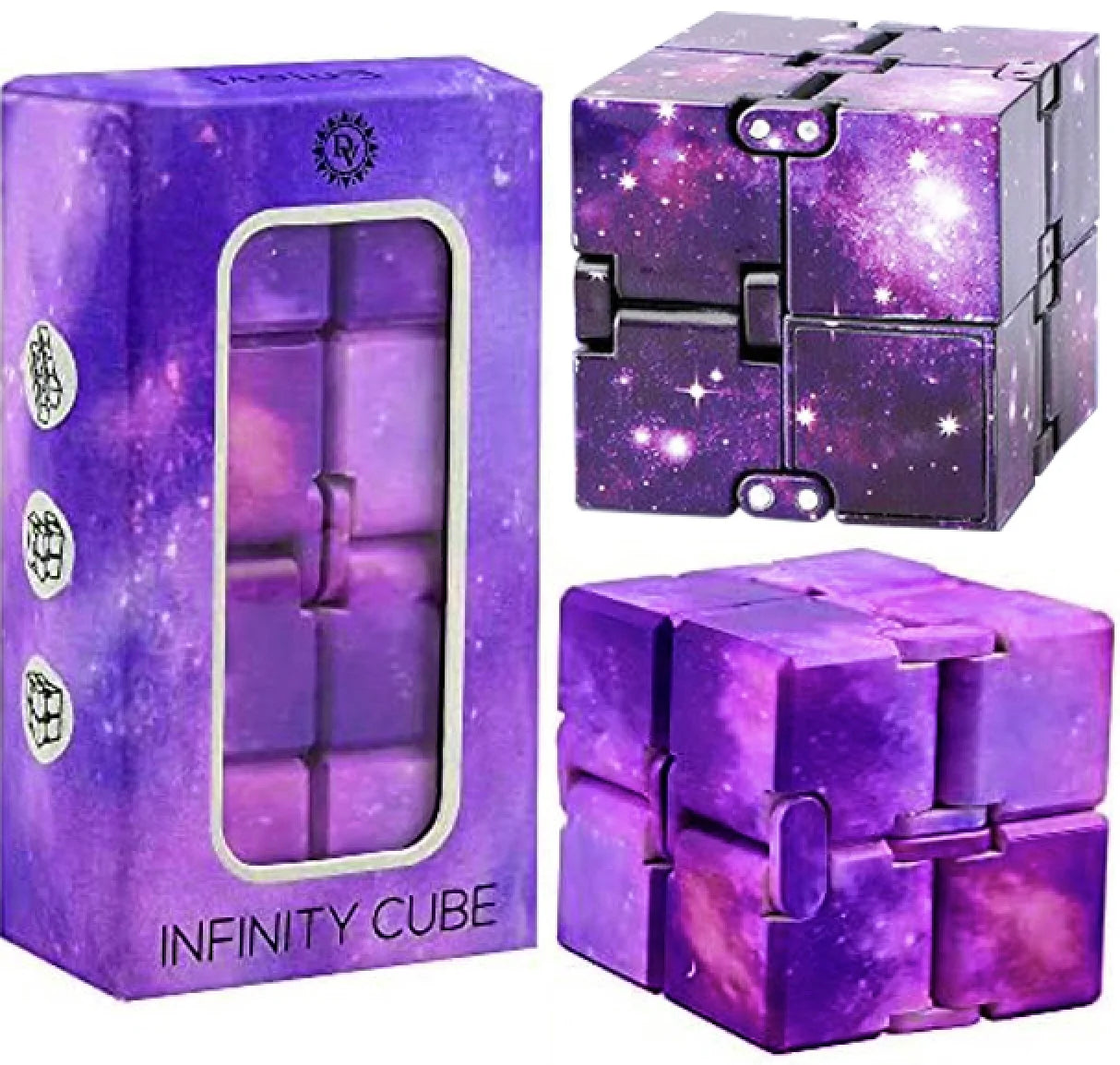 3PCS Fidget Cubes & Infinity Cubes Set