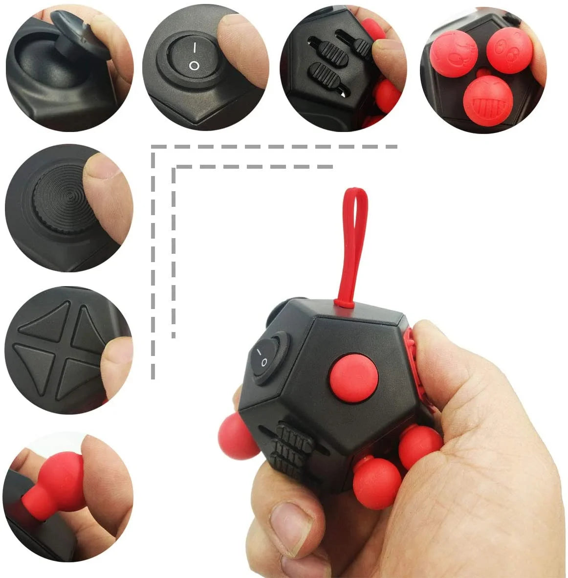 Mini 12-Sided Fidget Cube