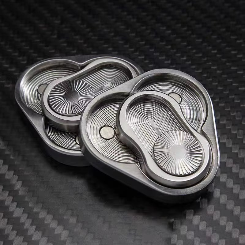 Triangle Magnetic Fidget Slider Metal EDC Toy