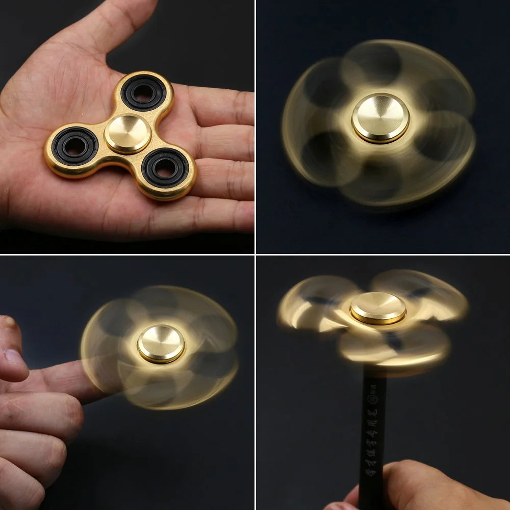 Premium Alloy Tri Fidget Spinner