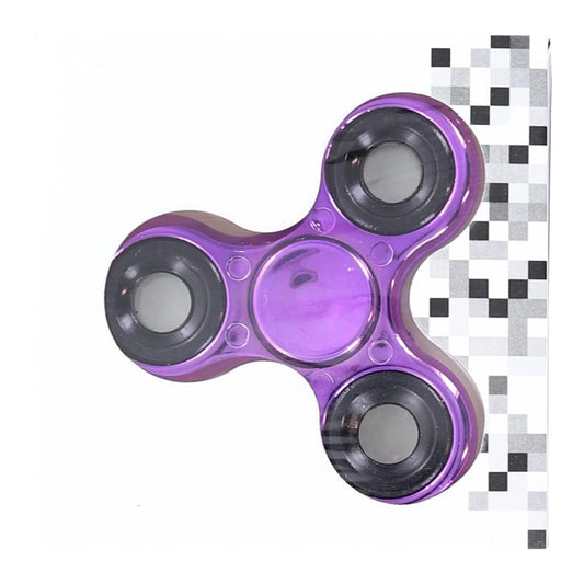 Premium Purple Metallic Fidget Spinner