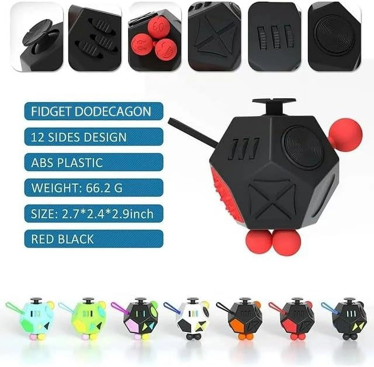 Mini 12-Sided Fidget Cube