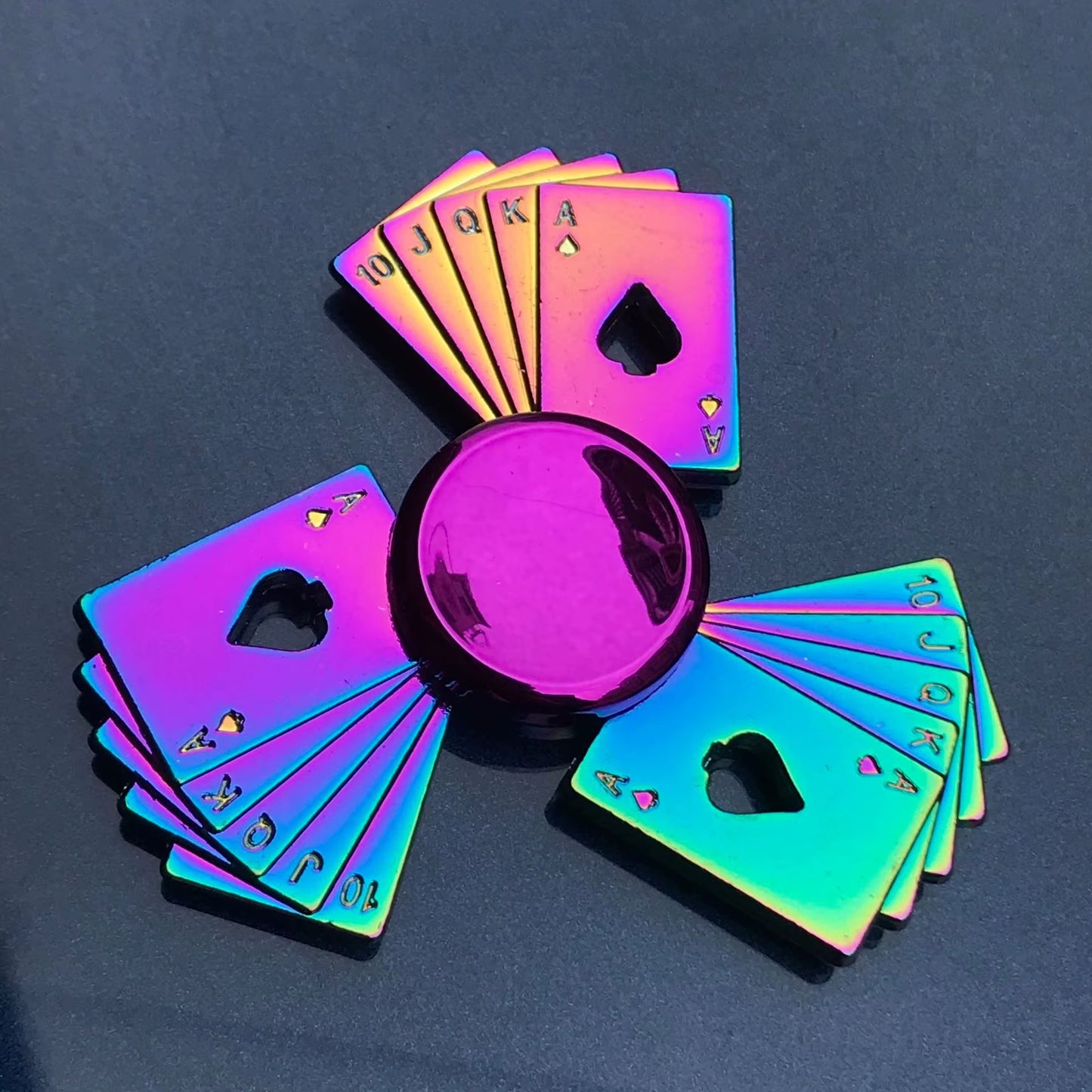 Metal Rainbow Fidget Spinner