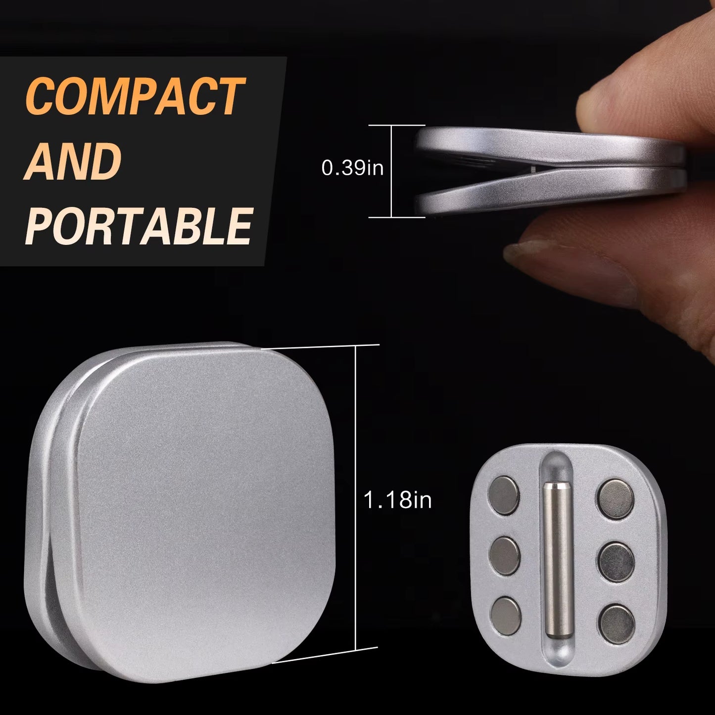 See-Saw Metal Fidget Toy Magnetic Clicker