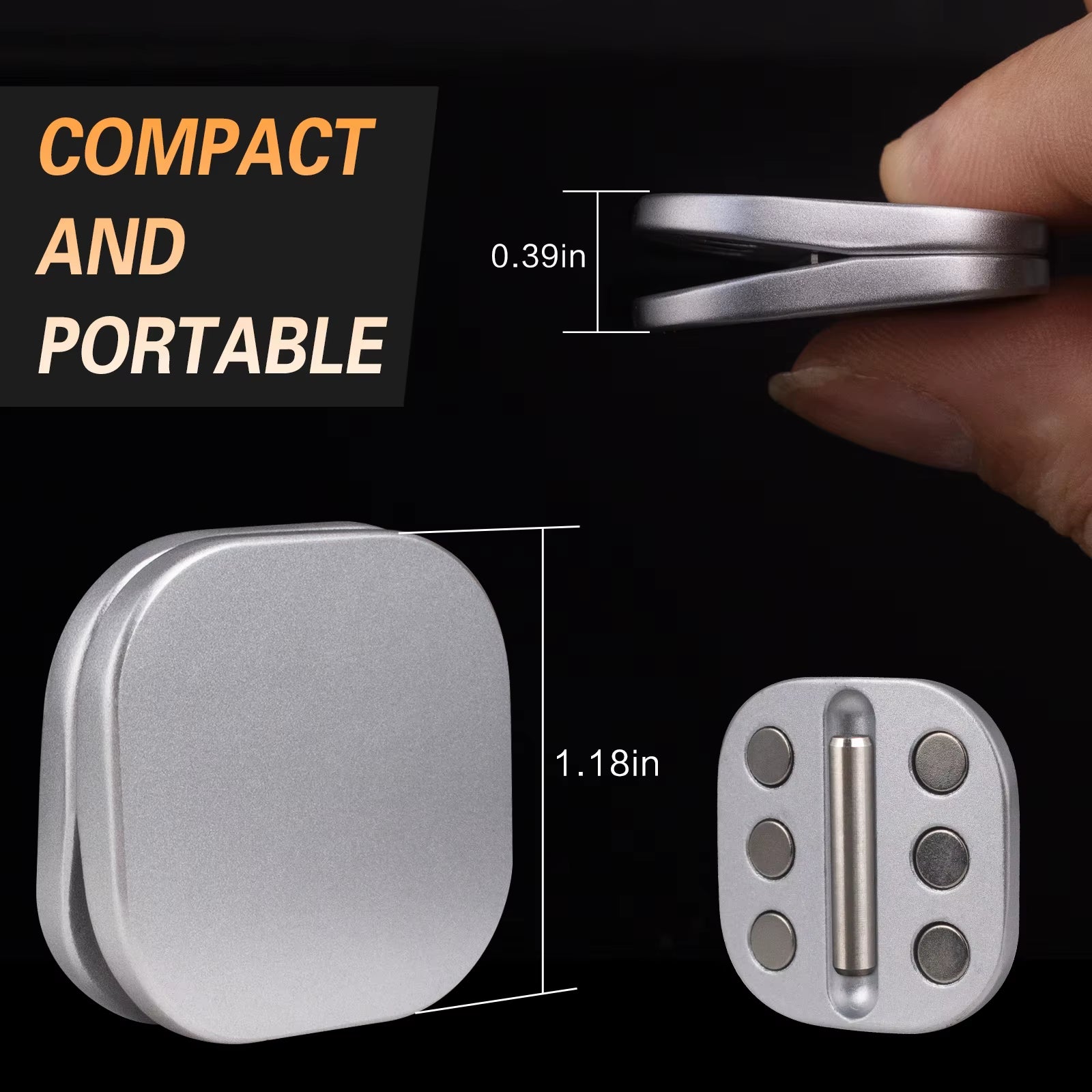 See-Saw Metal Fidget Toy Magnetic Clicker