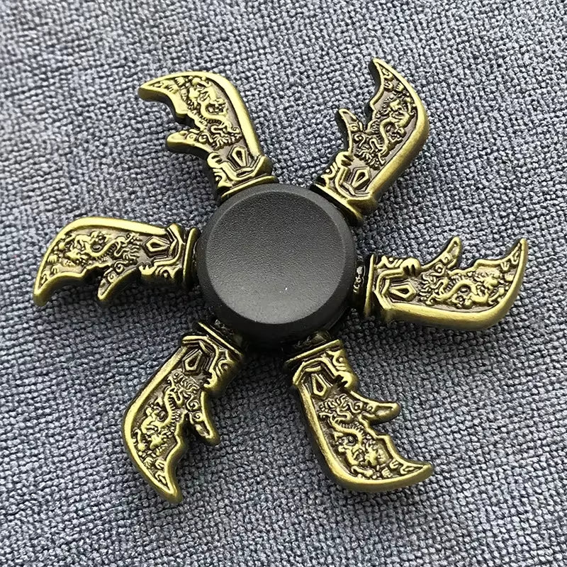 Bronze Metal Fidget Spinner with R188 Mute Bearing