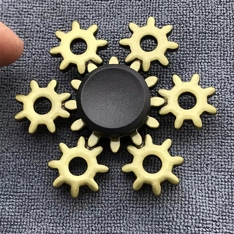 Bronze Metal Fidget Spinner with R188 Mute Bearing