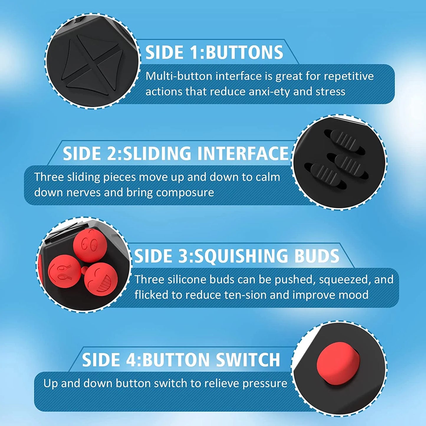 Mini 12-Sided Fidget Cube