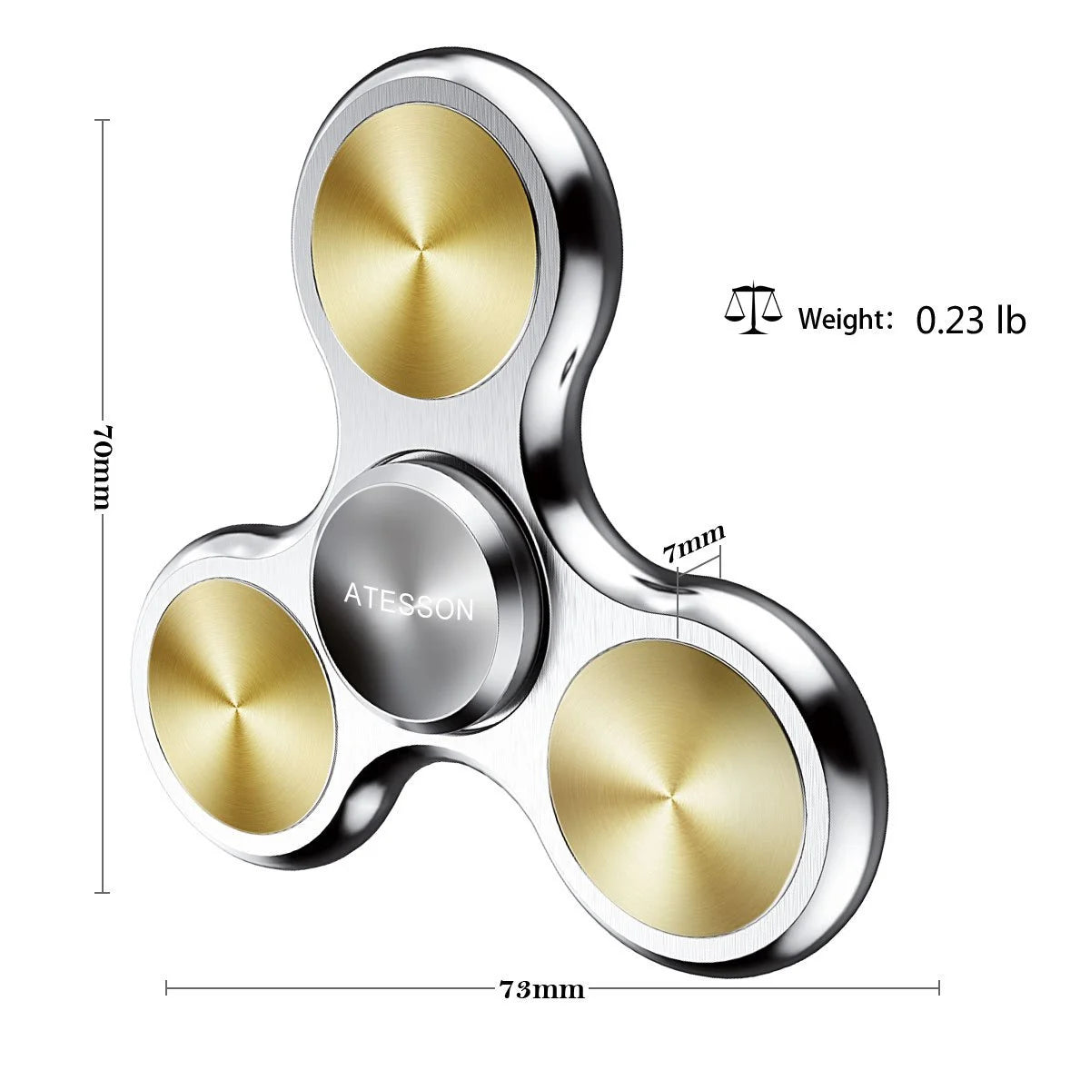 Ultra-Durable Stainless Steel Fidget Spinner