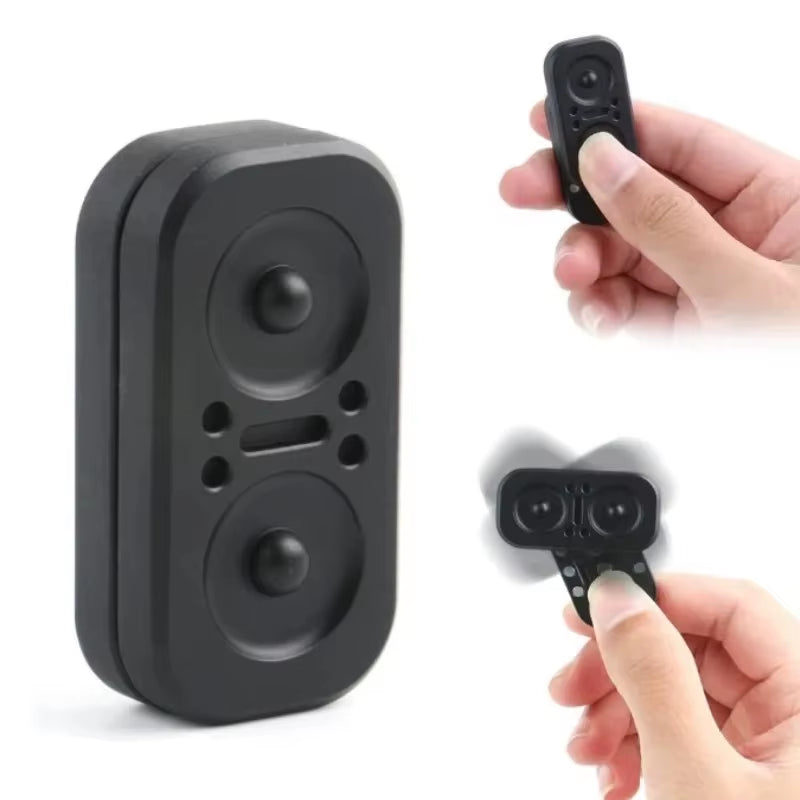 NEW! Owl Fidget Rotator Magnetic Slider Metal EDC Toy