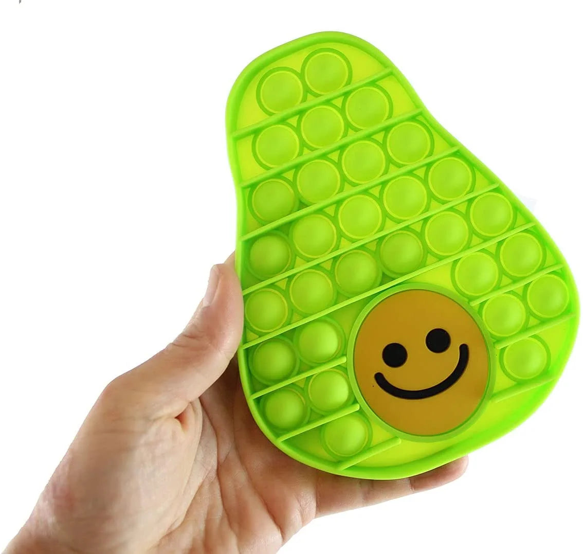 Avocado and Pineapple Fruit Theme Bubble Pop Fidget Toy 