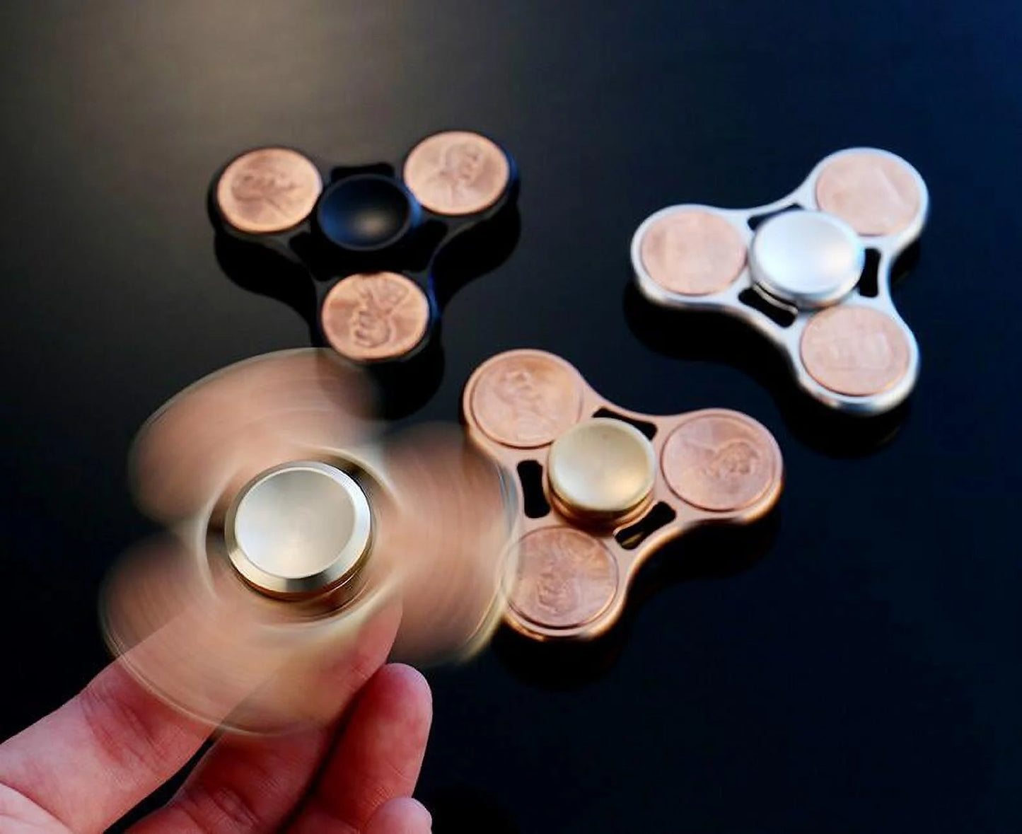 Premium Alloy Tri Fidget Spinner
