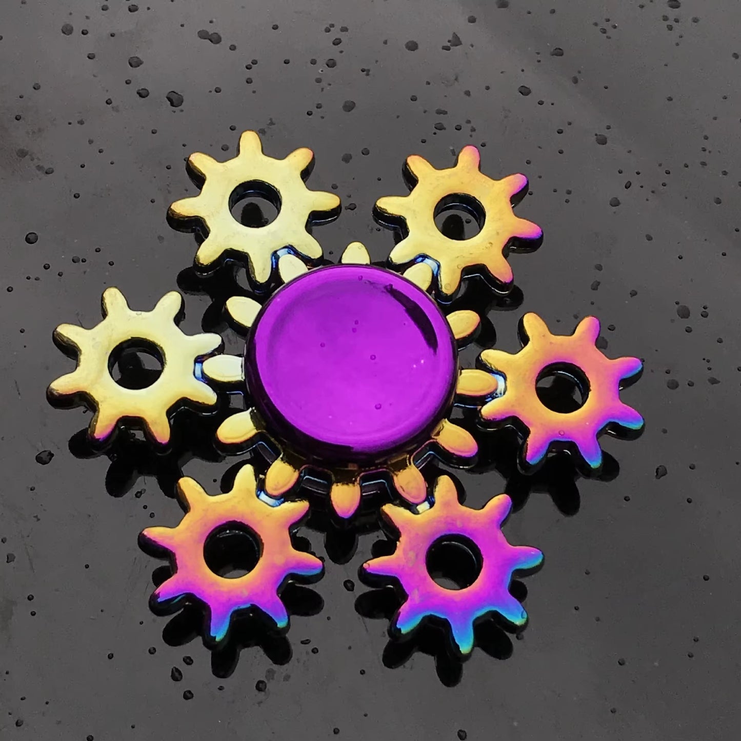 Metal Rainbow Fidget Spinner