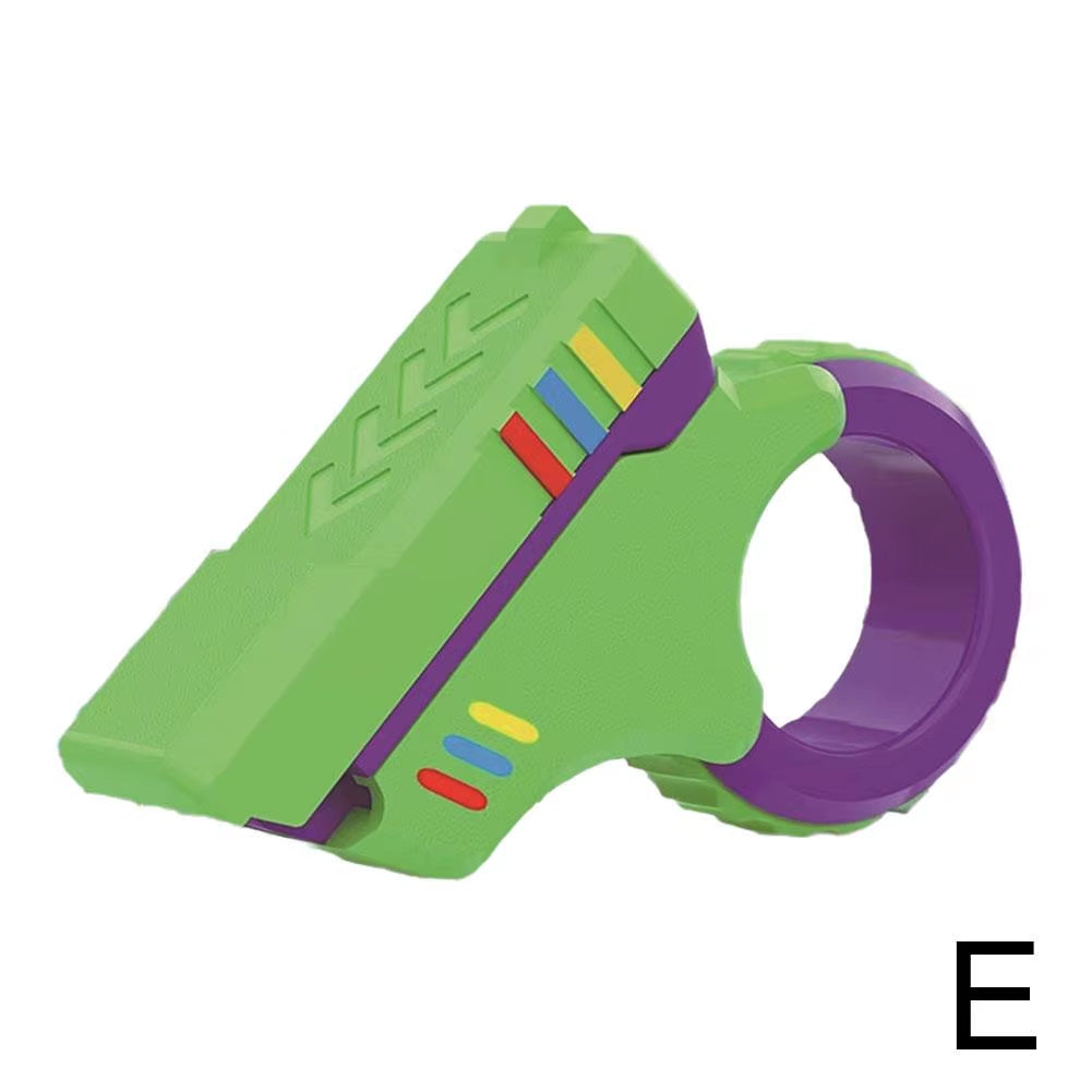 Rotary Finger Sliders Fidget Toy Office Pressure Relief 3D Printed Textured Ratchet Spinner
