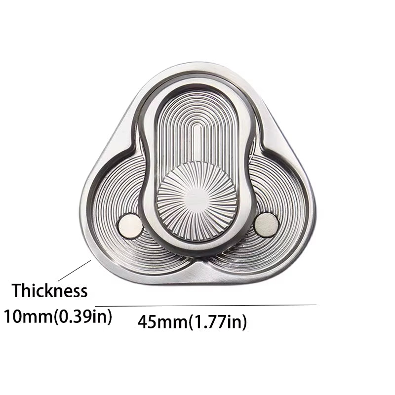 Triangle Magnetic Fidget Slider Metal EDC Toy
