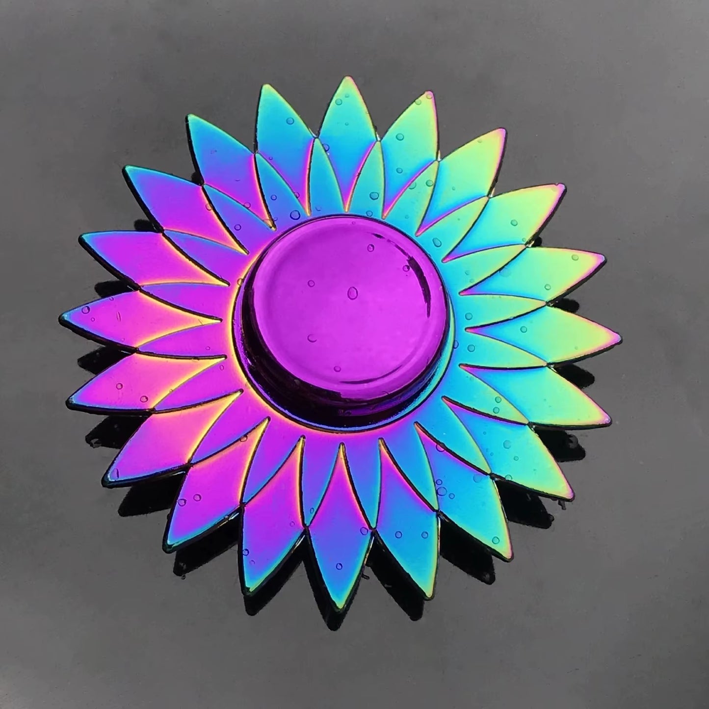 Metal Rainbow Fidget Spinner