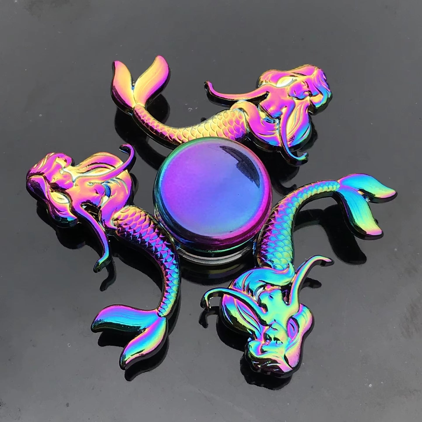 Metal Rainbow Fidget Spinner