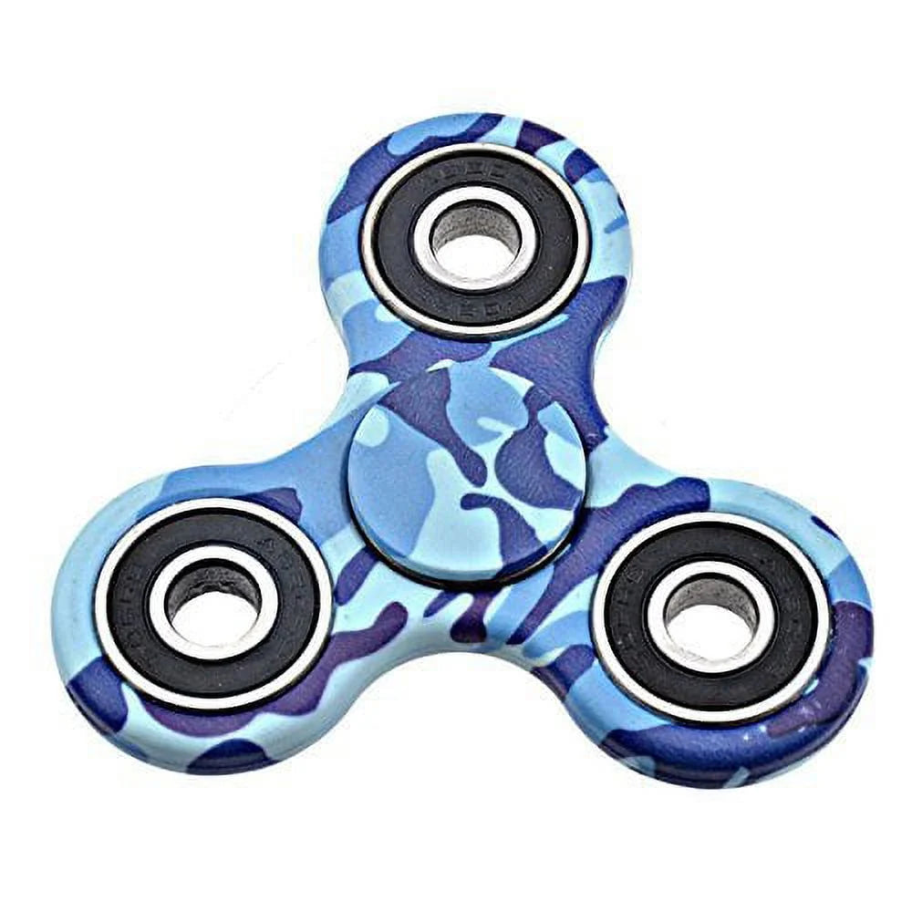 Blue Camo Fidget Spinner 