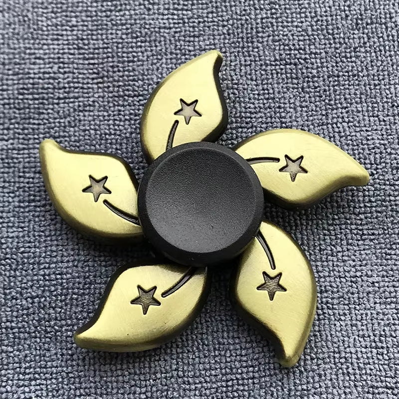 Bronze Metal Fidget Spinner with R188 Mute Bearing