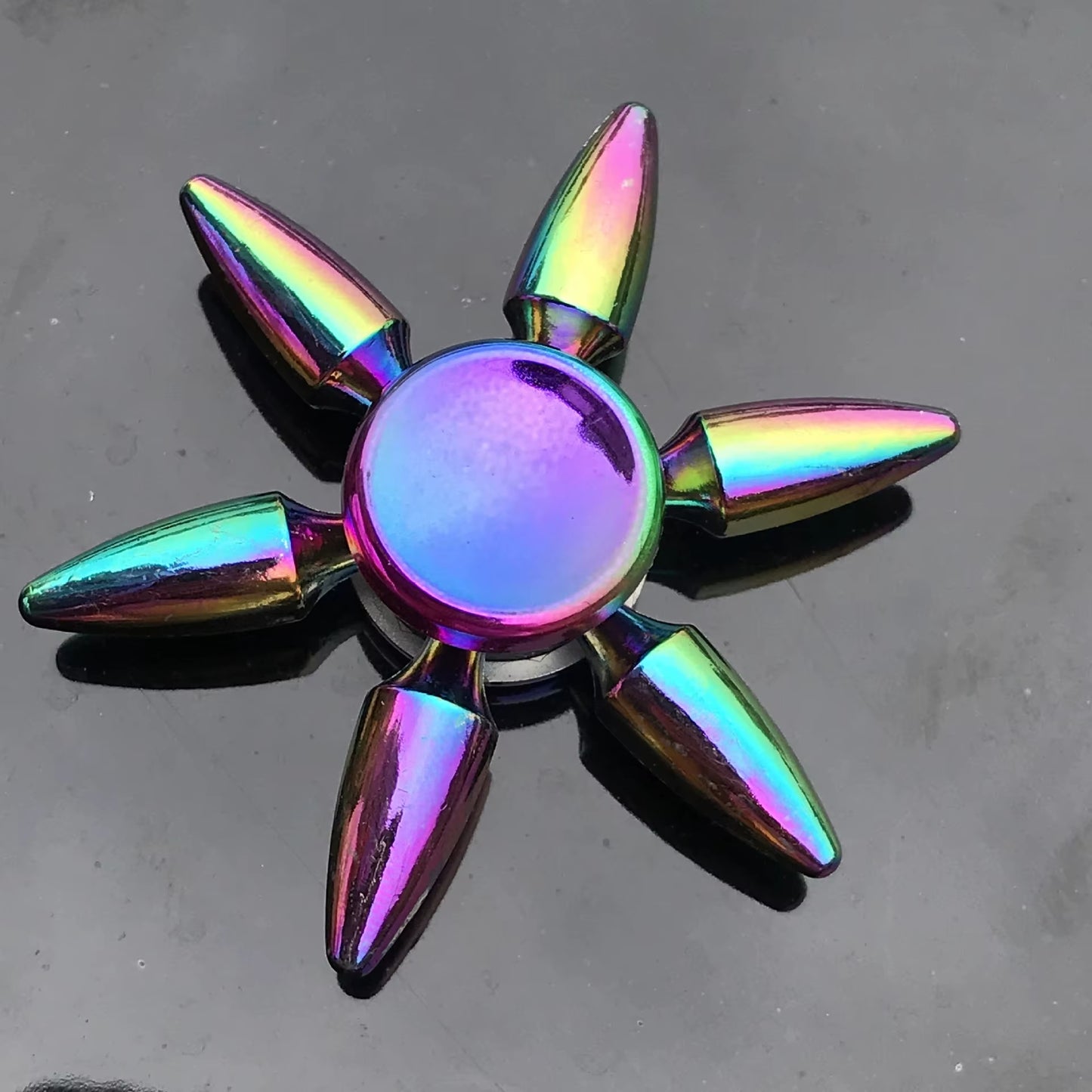 Metal Rainbow Fidget Spinner