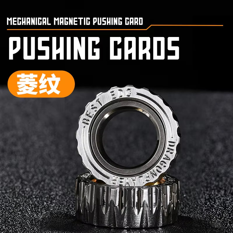 Adjustable Metal Fidget Ring Magnetic Spinner Toy