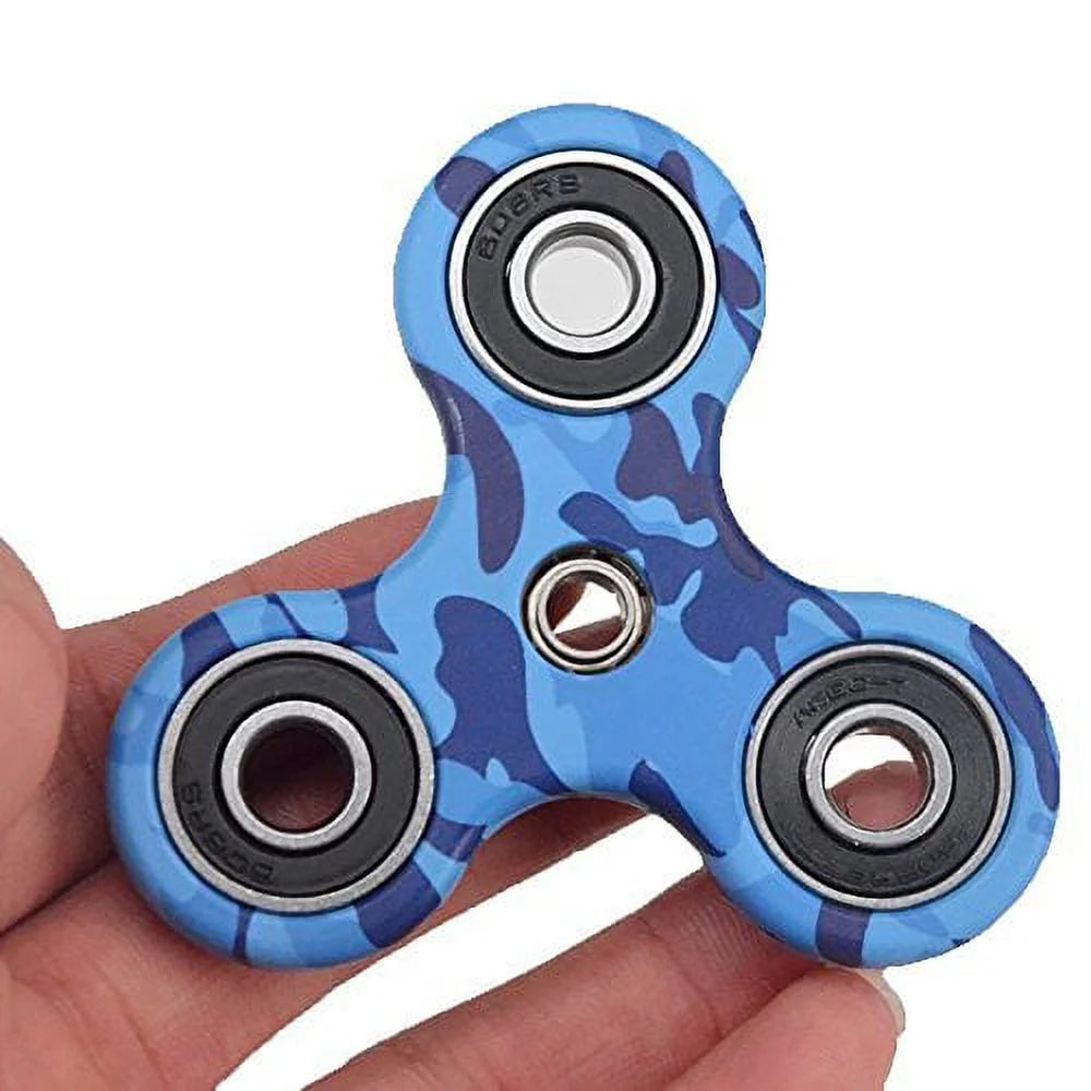 Blue Camo Fidget Spinner 