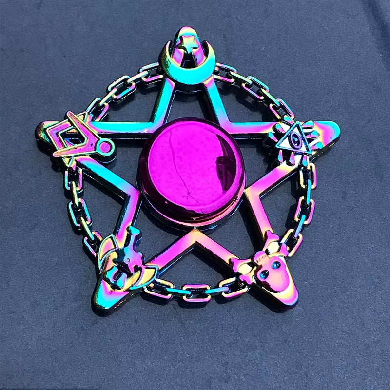 Metal Rainbow Fidget Spinner