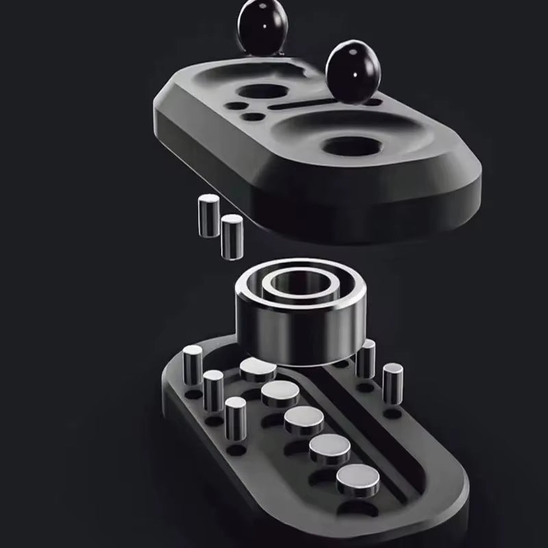 NEW! Owl Fidget Rotator Magnetic Slider Metal EDC Toy