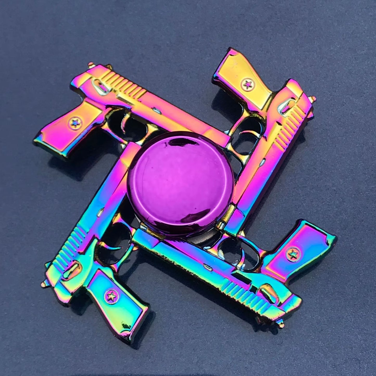 Metal Rainbow Fidget Spinner