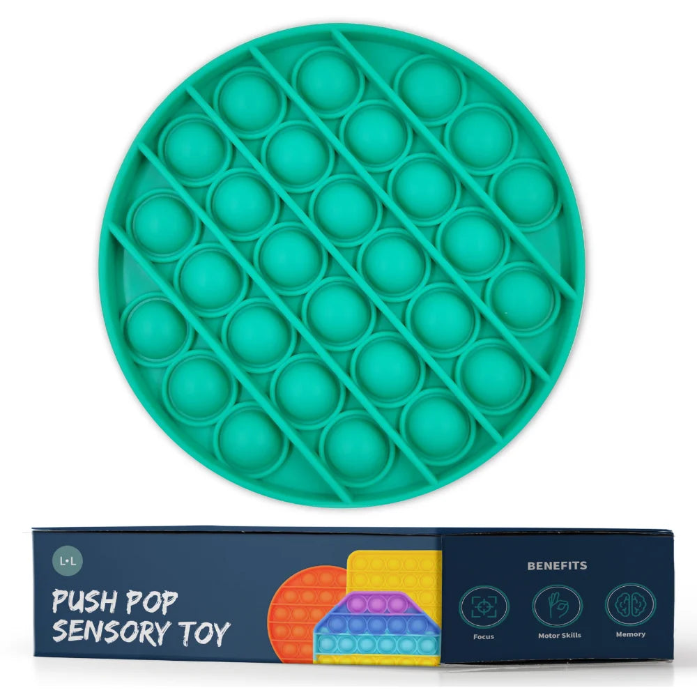 Green Push Pop Silicone Toy