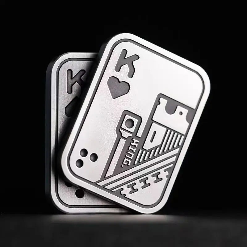Metal Push Slider Stress Relief Toy EDC Magnetic Spinner