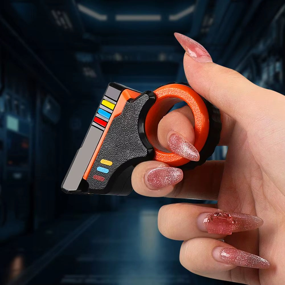 Rotary Finger Sliders Fidget Toy Office Pressure Relief 3D Printed Textured Ratchet Spinner