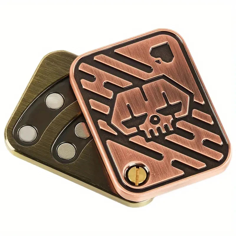 Metal Push Slider Stress Relief Toy EDC Magnetic Spinner