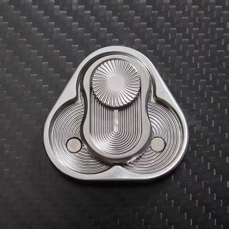 Triangle Magnetic Fidget Slider Metal EDC Toy