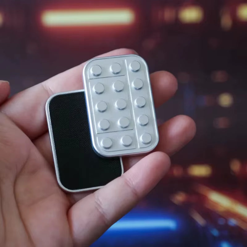 Metal EDC Fidget Slider Magnetic Brick Block