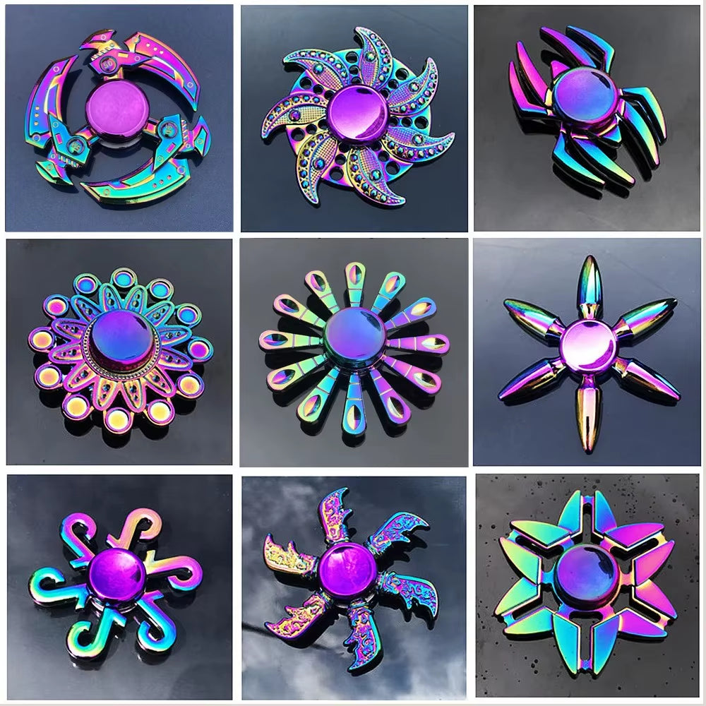 Metal Rainbow Fidget Spinner