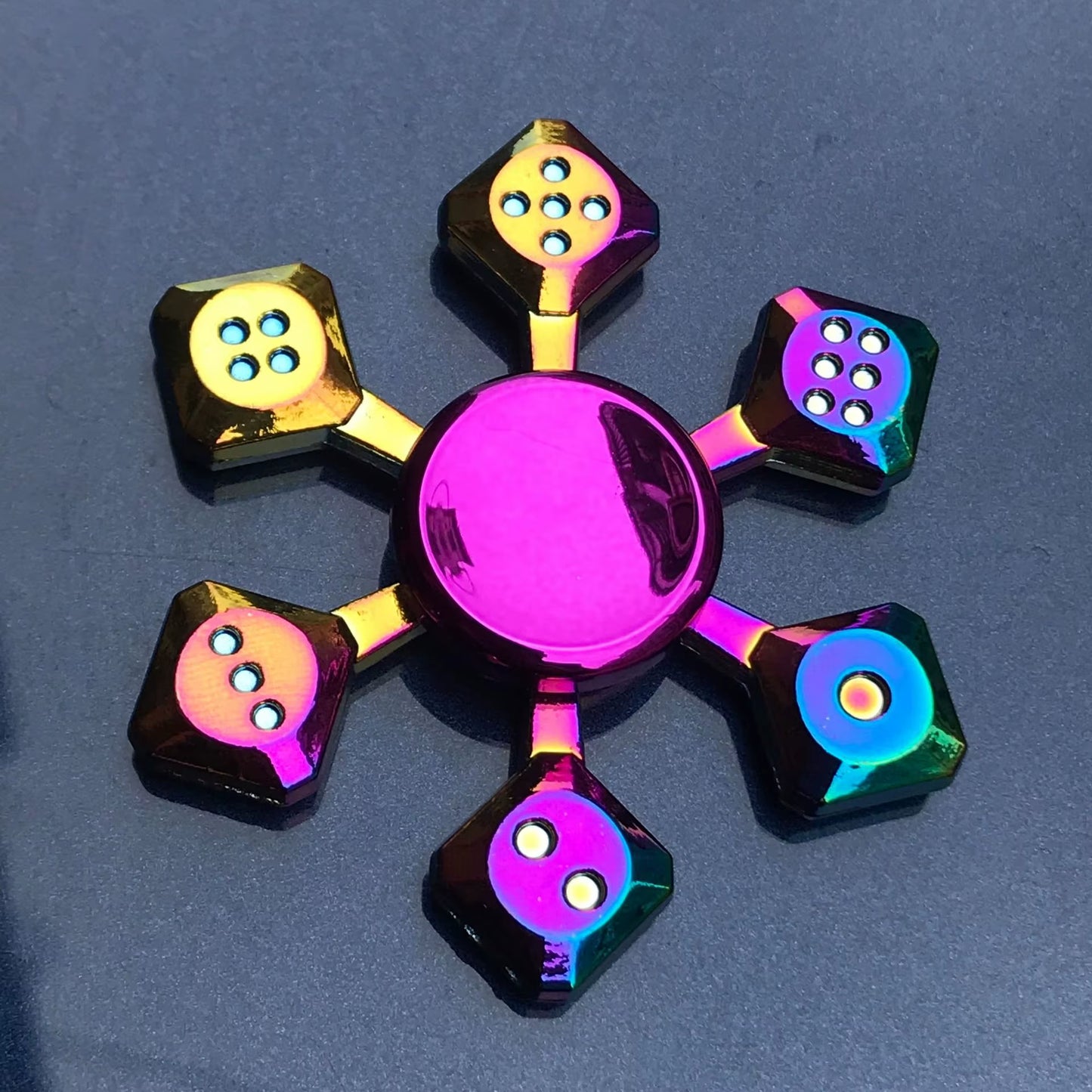 Metal Rainbow Fidget Spinner