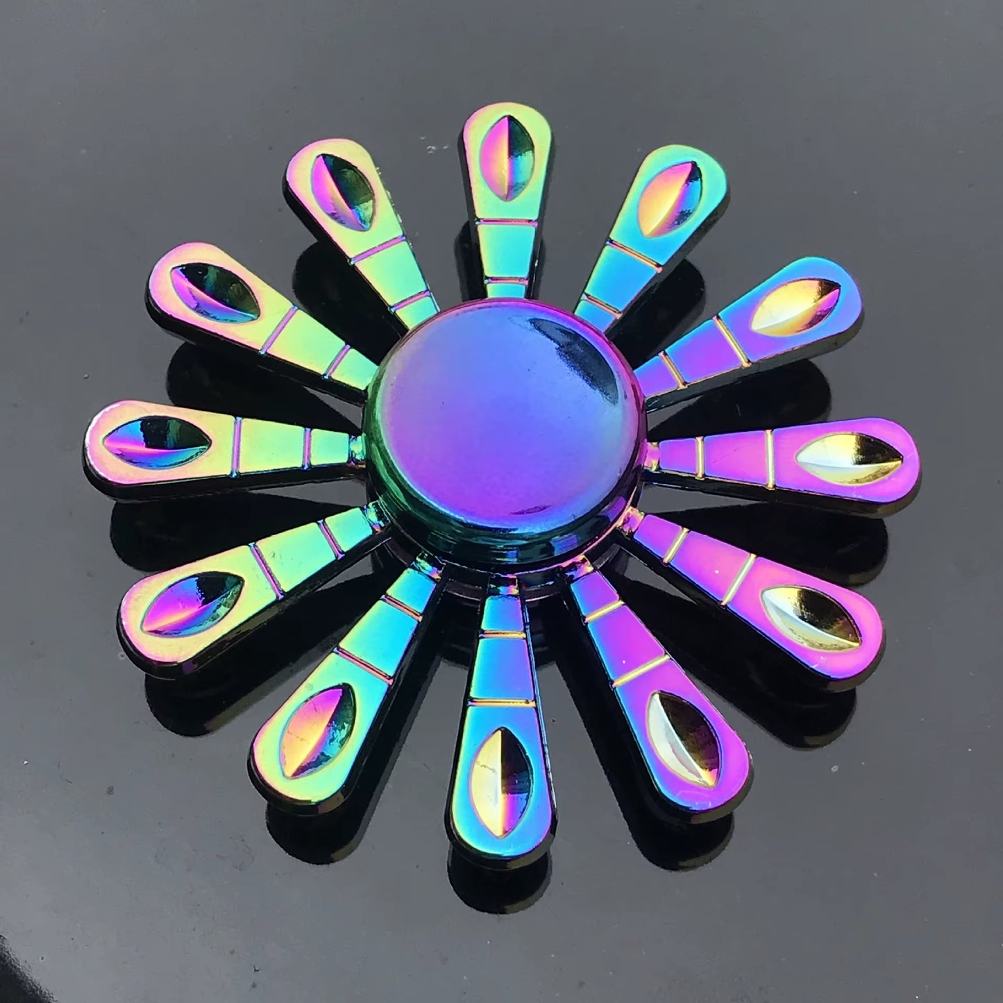 Metal Rainbow Fidget Spinner